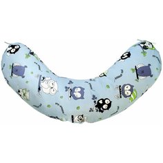 Наволочка к подушке для беременных AmaroBaby 170х25 (Совы)