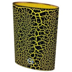 Подставка для ножей овальная (лапша) черная/желтая - TIMA