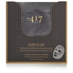 Minus 417 Тканевая маска-детокс для упругости кожи с грязью Мертвого моря Detoxifying Firming Mud Facial Mask, 20мл*8шт
