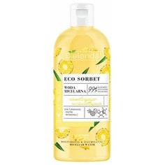 ECO SORBET Pineapple Мицеллярная вода увлажняющая с эффектом осветления, 500 мл Bielenda