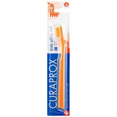 Детская зубная щетка Kids, оранжевая Curaprox