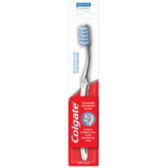 Зубная щетка Colgate Безопасное отбеливание, мягкая, серый