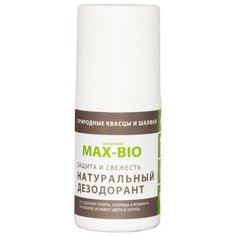 MAX-BIO дезодорант, ролик, Защита и свежесть, 50 мл