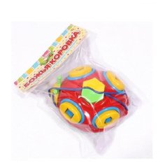 Игрушка логическая. Каталка на шнурке "БОЖЬЯ КОРОВКА" Рыжий кот