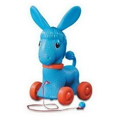 Игрушка-каталка Огонёк Ослик