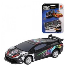 Машина TotalCrash, инерц.мех-зм,,.., при столкновении разлетается на части, черн. Пламенный мотор