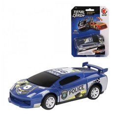 Машина TotalCrash, инерц.мех-зм, при столкновении разлетается на части, Полиция Пламенный мотор