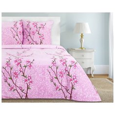 Постельное белье 2-спальное Этель Селестина, бязь, 70 х 70 см, розовый