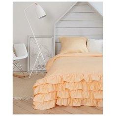 Постельное белье 1.5-спальное Этель Розовая пастель, сатин, 50 х 70 см, розовый