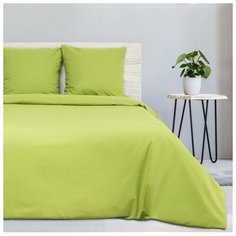 Постельное белье 1.5-спальное Этель Спелый лайм, поплин, 70 х 70 см, зеленый