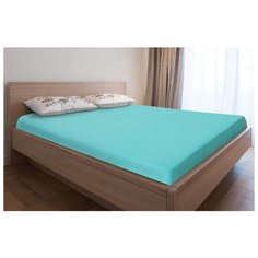 Простыня Этель мако-сатин 160 х 210 см мятный