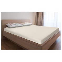 Простыня Этель мако-сатин 160 х 210 см молочный