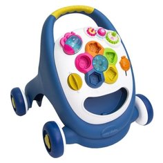 Каталка-ходунки Amarobaby WALKING WAY (2в1) музыкальный игровой центр, синий, 46,5х51х47 см.