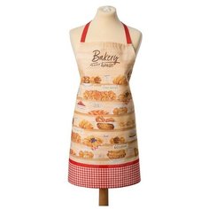 Фартук Этель Bakery house 70х60 бежевый/красный