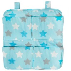 Органайзер на кроватку AmaroBaby Smart Holder (Прянички голубой)