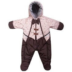 Комбинезон Сонный Гномик Джентльменчик 2807/4 размер 74, шоколадный