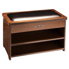 Обувница "Патриция" орех, к/з Орегон 120 Мебелик