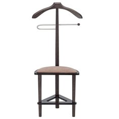 Вешалка костюмная с сиденьем В 26Н венге Мебелик