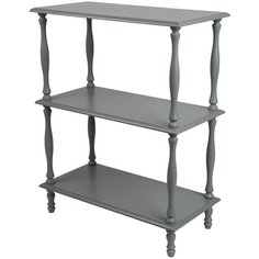 Этажерка П 9 серый Мебелик