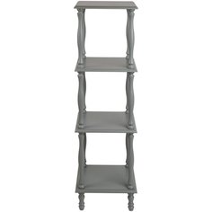 Этажерка П 8 серый Мебелик