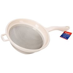 93-PRO-03-19 Ситечко 19 см ручка пласт Regent Inox