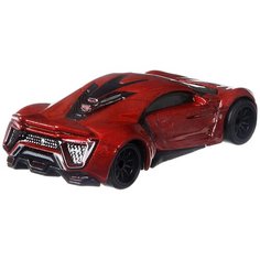 Hot Wheels Машинка Форсаж W Motors Lykan HyperSport, красная