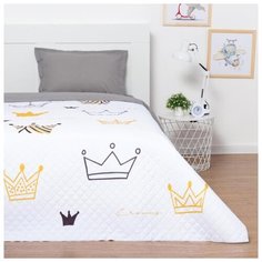 Покрывало Этель 1,5-спальное, Little queen, 145*210 см, микрофибра