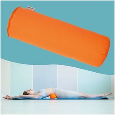 Подушка ортопедическая (Валик спортивный) AMARO HOME Sport Roll (оранжевый)