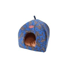 Домик-лежак Родные места Избушка №1 "Огурцы синие", 42х42х50 см