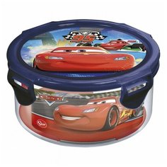 Stor Контейнер Тачки Грани гонок 22761 0.55 л, 13x13 см, синий/красный/прозрачный