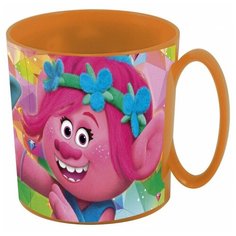 Кружка Stor Тролли 2, 350 мл, фиолетовый/оранжевый
