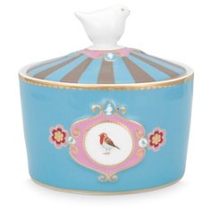 Сахарница Pip Studio Love Birds Medallion Blue-Khaki, 300 мл, 51.008.003