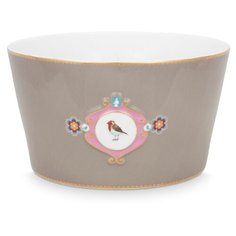 Пиала Pip Studio Love Birds Medallion Khaki, д. 20 см, 51.003.164