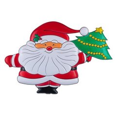 Новогоднее панно Snowmen Дед Мороз веселый, 42*64 см