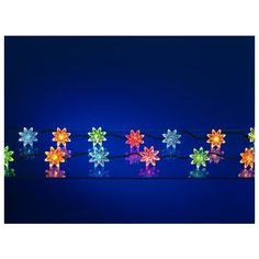 Гирлянда Snowmen цветок, 33 лампы, 4,7 м