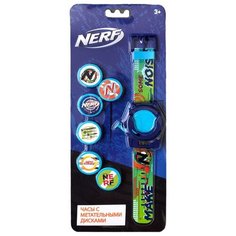 Часы наручные электронные NERF "Метатель дисков" (6 шт. дисков в комлекте) NF47250