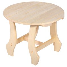 Столик круглый Банные штучки, разборный, 60x60x50 см