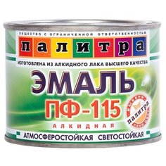Эмаль пентафталевая / алкидная (ПФ) Палитра ПФ-115 черный 0.4 кг