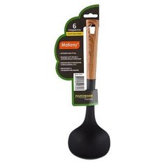 Половник из нейлона FORESTA Mallony пластиковая ручка, дизайн под дерево, 32x9.5 см