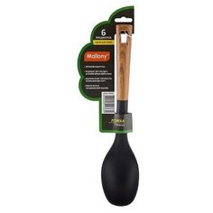 Ложка из нейлона FORESTA Mallony с пластмассовой ручкой, дизайн под дерево, 32.5x7 см