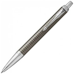 PARKER шариковая ручка IM Metal Premium K322, синий цвет чернил