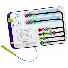 Развивающая игрушка Fisher-Price Учимся считать (FNK69), белый/фиолетовый