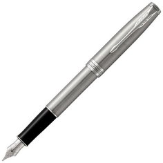 PARKER перьевая ручка Sonnet Core F526, черный цвет чернил