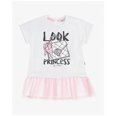 Платье Gulliver Baby размер 74, белый/принт