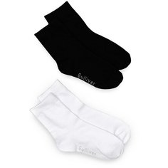 Носки Gulliver Baby комплект из 2 пар, размер 14-16, черный/белый