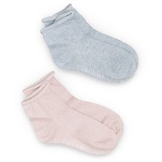 Носки Gulliver Baby комплект из 2 пар, размер 14-16, розовый/голубой