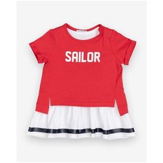 Комплект одежды Gulliver Baby размер 74, красный/белый