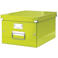 Leitz Короб архивный Click & store WOW M А4, ламинированный картон зеленый