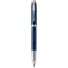 PARKER перьевая ручка IM Metal Premium F325 SE Midnight Astral, черный цвет чернил
