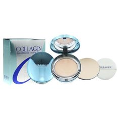 Enough Пудра компактная с коллагеном увлажняющая Collagen Hydro Moisture Two Way Cake SPF25 PA++ 13 светло-бежевый
